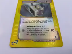 Pokemon Card - Reverse-Holo Metal Cube 01 129/147 Aquapolis *MP* e-Card UC - Image 2