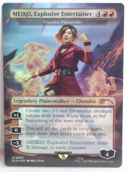 MEIKO, Explosive Entertainer [New, Near Mint] *Rainbow Foil* {Secret Lair Drop S - Image 1