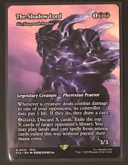 The Shadow Lord - Gix, Yawgmoth Praetor (Showcase) Final Fantasy: Through the... - Image 1
