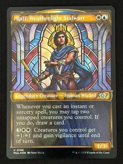 1x MTG Raff, Weatherlight Stalwart (Halo Foil) - MoM: Multiverse Legends (MUL) - Image 1