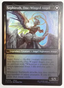 Sephiroth, Fabled SOLDIER Final Fantasy Foil NEAR MINT - Image 5