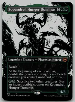 Zopandrel, Hunger Dominus (Showcase) M Phyrexia: All Will Be One 315 NM - Image 1