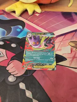 Pokemon TCG Mega Gengar EX 056/094 Phantasmal Flames Pack Fresh NM - Image 1