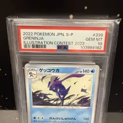 GRENINJA 339/S-P JAP PSA 10 GEM MINT POKEMON 2022 JAPAN ILLUSTRATION CONTEST - Image 4