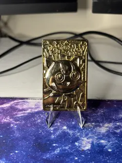 Jigglypuff 1999 Pokemon 23K Gold-Plated Nintendo Promo (Card only) - Image 1