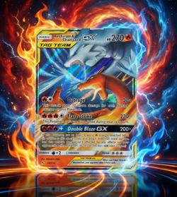 Pokemon TCG Unbroken Bonds Reshiram & Charizard GX Card 20/214 NM/M Condition - Image 1