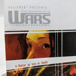 Decipher Wars Trading card Game A Matter Of Life Or Death Booklet - Image 2