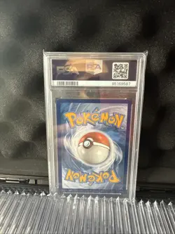 Pokemon TCG Rayquaza VMAX Evolving Skies Holo Card 218/203 PSA 10 Graded - Image 2