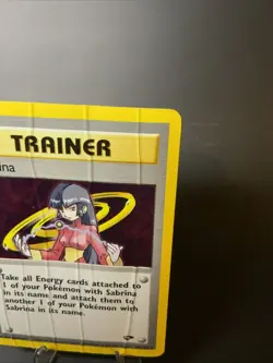 Sabrina Holo Trainer Gym Challenge 20/132 Vintage Pokemon Card Raised Creases - Image 2