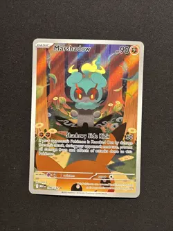 Pokemon Card Marshadow 146/132 Mega Evolution Full Art Holo - Image 1