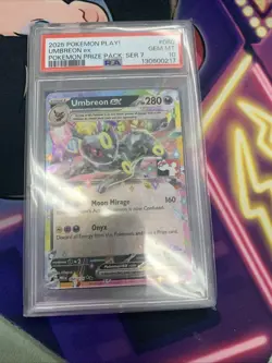 2025 Pokemon Play Umbreon ex 060/131 Prize Pack Series Cards Holo PSA 10 - Image 1