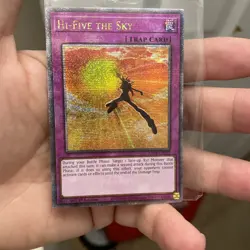 Hi-Five the Sky 25th Quarter Century Secret Rare 1st Edition RA04-EN239 Card NM! - Image 2