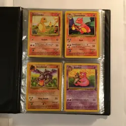Vintage Pokemon Card Binder Lot 1999 Wizards Of The Coast - Image 3