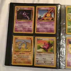 Vintage Pokemon Card Binder Lot 1999 Wizards Of The Coast - Image 4