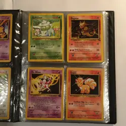 Vintage Pokemon Card Binder Lot 1999 Wizards Of The Coast - Image 5