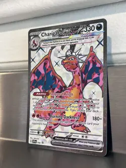 Charizard EX SVP 056 Pokemon Scarlet Violet Promo Full Art Card Near Mint - Image 3