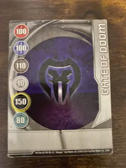 Sega Bakugan Battle Brawlers Gate Of Doom 3/48e Metal Card Silver 2008 - Image 1