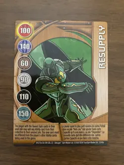 BAKUGAN Battle Brawler "RESUPPLY" Metal Gate Card 23/48e BA370a 2008 - Image 1