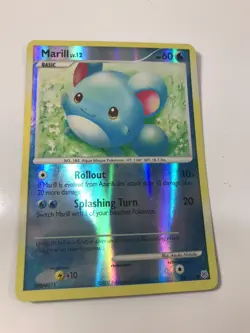 Pokemon Card Marill LV.12 Diamond & Pearl 88/130 Reverse Holo Common!! LP - Image 1