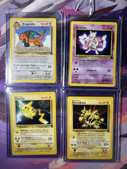 POKEMON The First Movie 4 BLACK STAR PROMO SET cards 1999 - NEAR MINT 💎 - Image 1