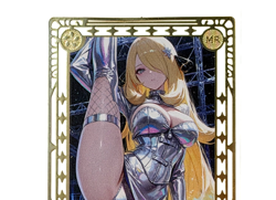 Goddess Story: Cynthia (Pokemon) Non Serial Spicy Metal Anime Waifu CCG Card - Image 2
