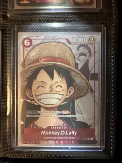 Monkey.D.Luffy (Alternate Art) P-001 One Piece Promotion Cards Foil - Image 1