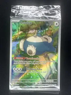 Snorlax SVP EN 051 Black Star Promo Scarlet & Violet Pokemon 151 Card - SEALED - Image 1
