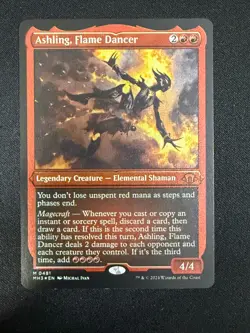 Ashling, Flame Dancer (ETCHED FOIL) - Modern Horizons 3 Magic - Image 1