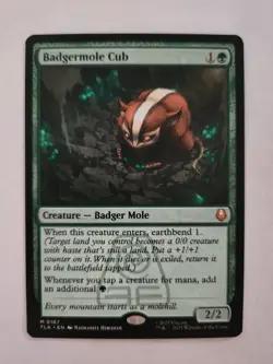 Badgermole Cub 0167 - Mythic Rare - MTG Magic Avatar The Last Airbender - Image 2