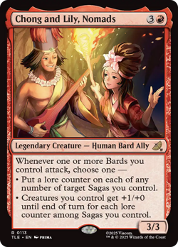 Chong and Lily, Nomads #113 NM Avatar: The Last Airbender Eternal TLE Magic MTG - Image 1