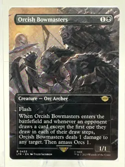 Near Mint Orcish Bowmasters (Borderless) LTR 433 MTG Lord of the Rings - Image 1