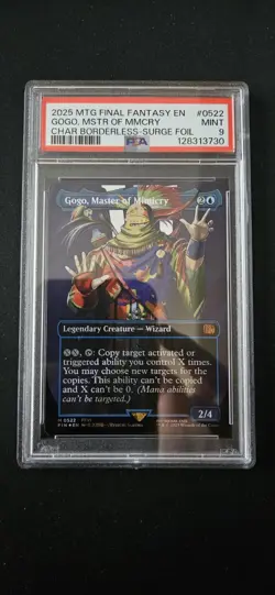 Gogo Master of Mimicry Surge Foil Borderless, Final Fantasy 522 PSA 9 - Image 1
