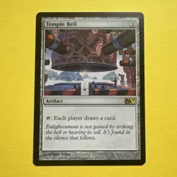MTG Magic the Gathering Rare Temple Bell M11 NM - Image 1