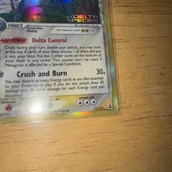 Pokemon 2005 Delta Species Holo Rare Metagross #11/113 (Excellent Condition) - Image 3