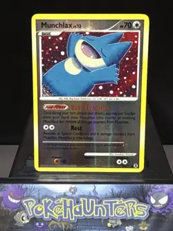 Pokemon Card Munchlax 69/111 Platinum Rising Rivals Reverse Holo Light Play - Image 1