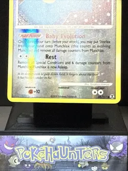 Pokemon Card Munchlax 69/111 Platinum Rising Rivals Reverse Holo Light Play - Image 3