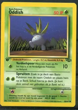 D463033 Pokemon TGC Oddish # 58/64 Jungle WOTC 1st Edition Dutch - Image 1