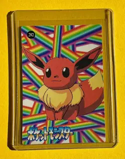 Pokemon Japanese Vending Prism Holo Sticker MEW CRAYON CRAYOLA Foil NM HOLO - Image 2