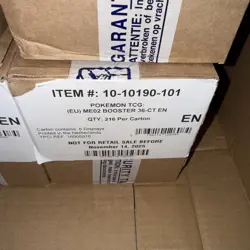 Pokemon Phantasmal Flames Booster Box Factory Sealed Case (6 Booseter Boxes) - Image 3