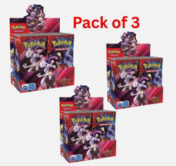 Pokemon TCG Scarlet Violet DESTINED RIVALS BOOSTER BOX PACK OF 3 box (108 Packs) - Image 1