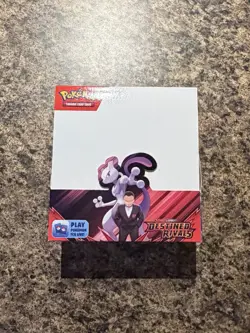 Pokemon TCG Destined Rivals Booster Box Display - Empty No Packs - Image 1
