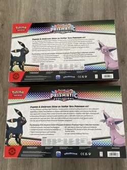 Pokemon TCG Prismatic Evolutions Premium Figure Collection New Sealed Box X2 - Image 5