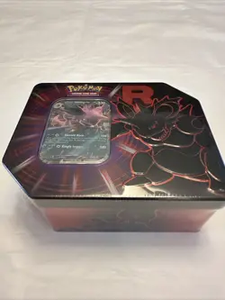 Pokemon TCG: Team Rocket Tin Set of 3 Mewtwo Nidoking Persian - Image 5
