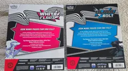 Pokemon Black Bolt & White Flare Binder Collection Bundle Set of 2 - Image 2