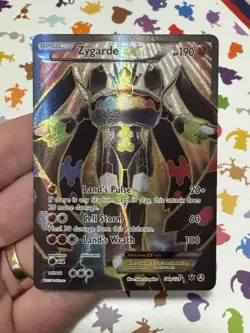 Pokemon TCG - Zygarde EX - Fates Collide 54a/124 Alternate Art Full Art Holo LP - Image 1