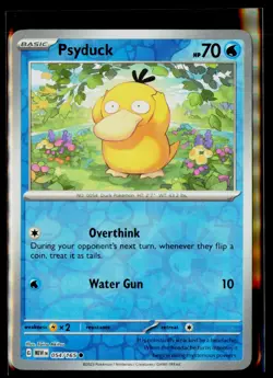 Pokemon TCG Psyduck Scarlet & Violet-151 054/165 Reverse Holo Common! - Image 1