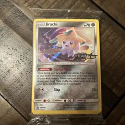 Jirachi SM161 PRERELEASE PROMO Team Up Pokemon TCG SEALED MINT - Image 1