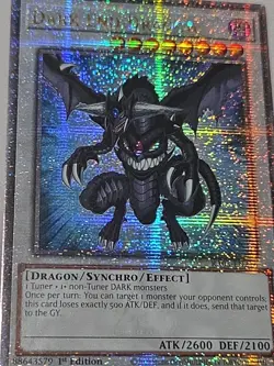 Yugioh! Dark End Dragon (Quarter Century Secret Rare) RA03-EN216 - Image 3