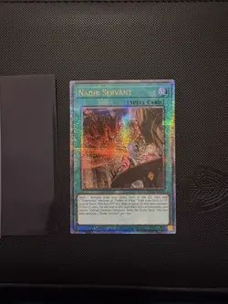 Nadir Servant (Quarter Century Secret Rare) RA01-EN062 1st Edition NM Yugioh - Image 1