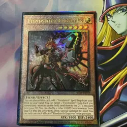 Yu-Gi-Oh! Fiendsmith Engraver PRISMATIC COLLECTORS RARE - RA04-EN049, 1st Ed, NM - Image 1